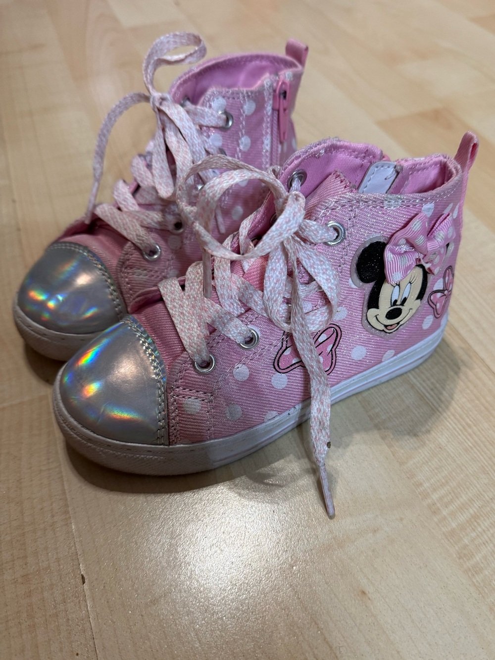 Toddler Mini Mouse High Top Shoe